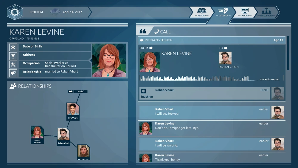 Orwell screenshot