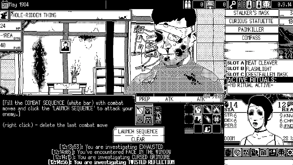 WORLD OF HORROR screenshot